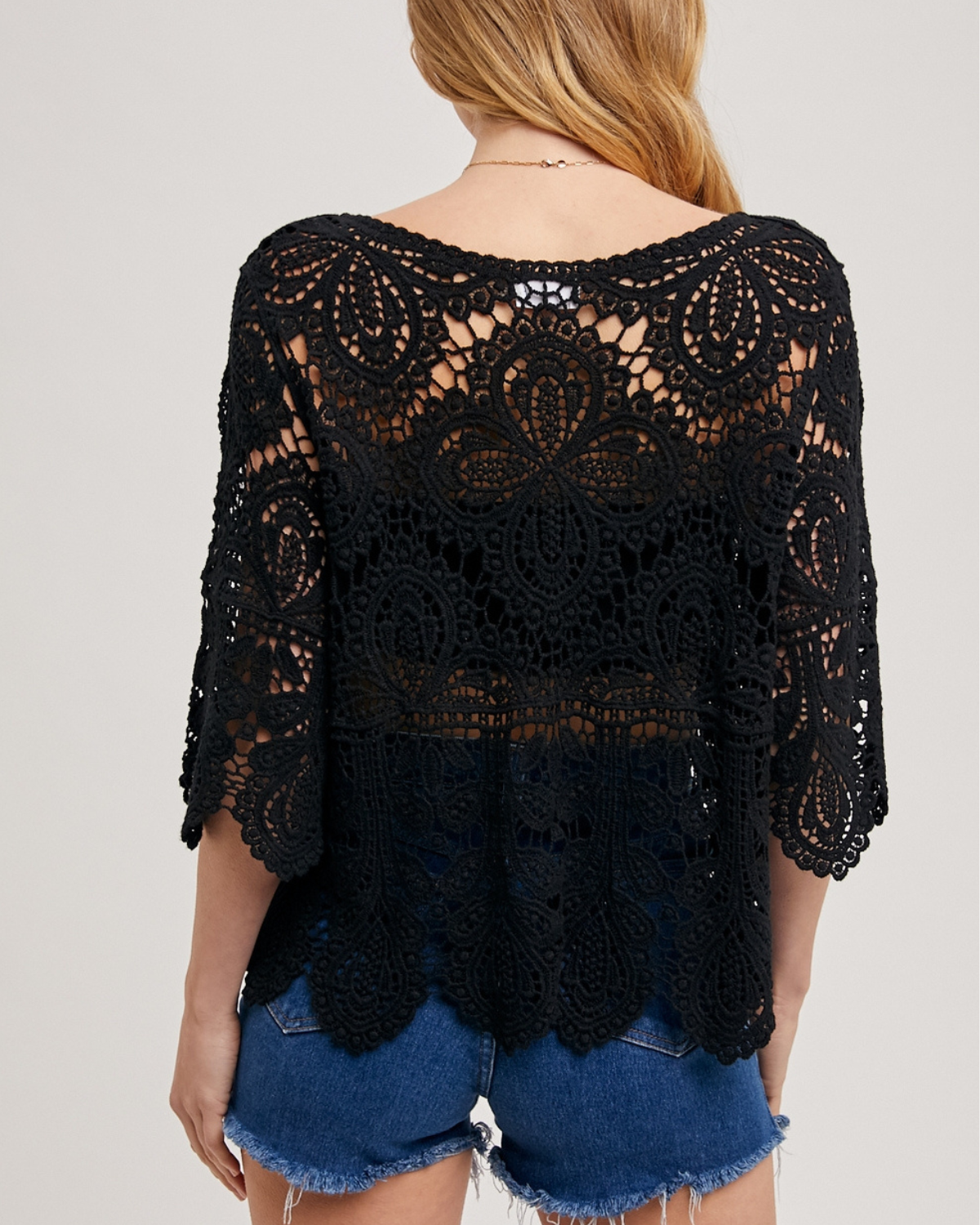 BluIvy Crochet Lace Top (More Colors Available) - T00633