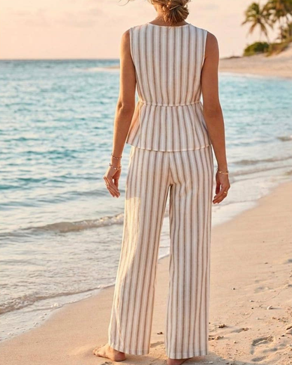 Pick Pink Two Piece Top and Pant Set (More Colors Available) - Mnm261