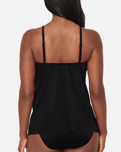 Miraclesuit Steel Magnolias Peephole Tankini Top - 6567160