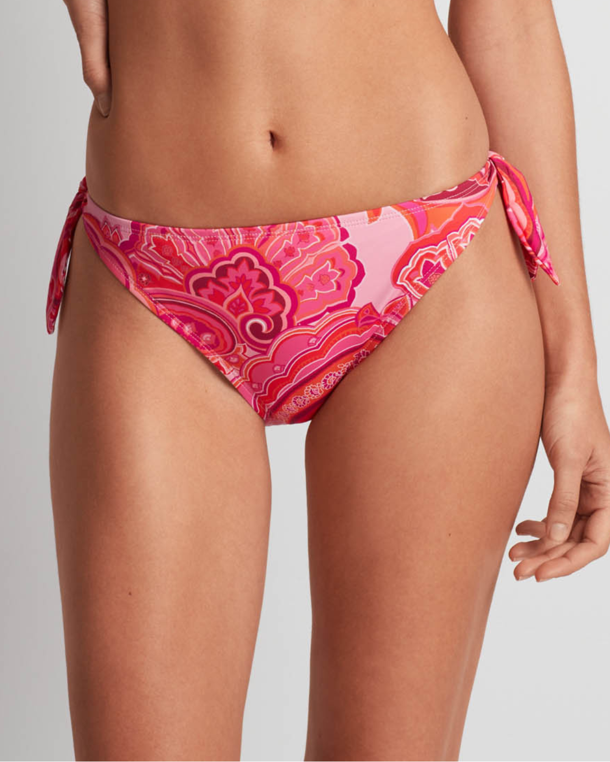 2025 Lauren Ralph Lauren Provence Paisley Tie Side Scoop Hipster Bottom - 20528159