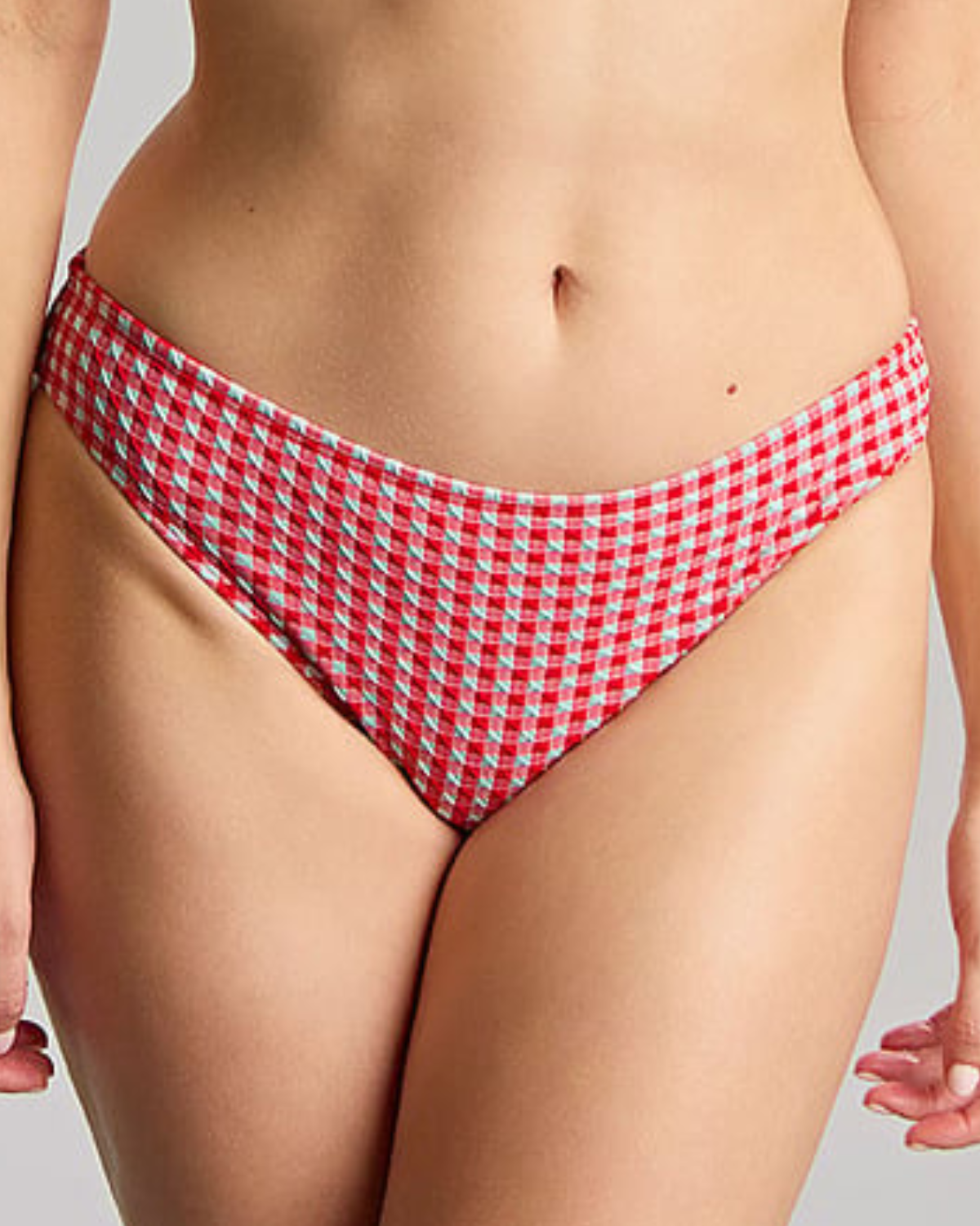 Panache Swimwear Gingham Classic Bikini Brief Bottom - SW1726D