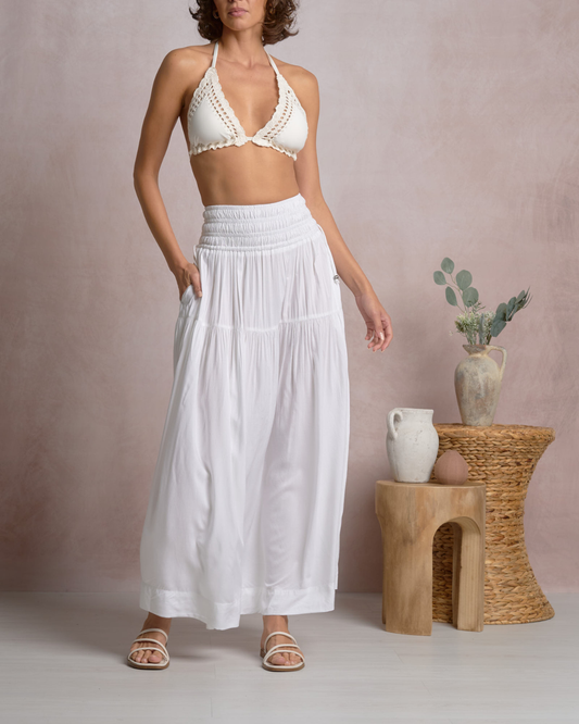 Elan Flowy Maxi Skirt (More Colors Available) - RY4154