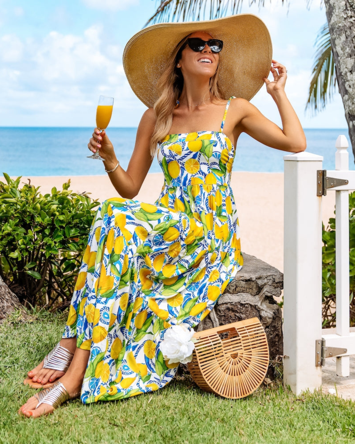 Kenny Flowers Positano Lemon Dress - RDS-LMN