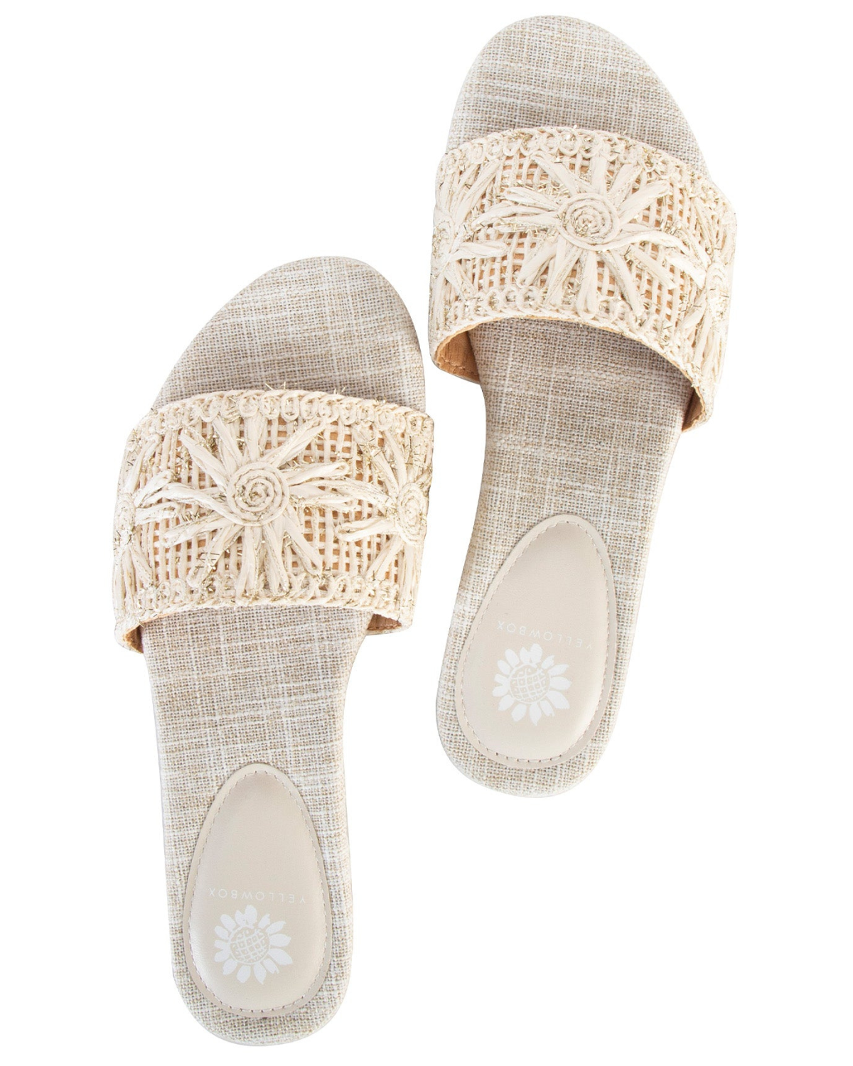 Yellow Bow Haruka Slide Sandal