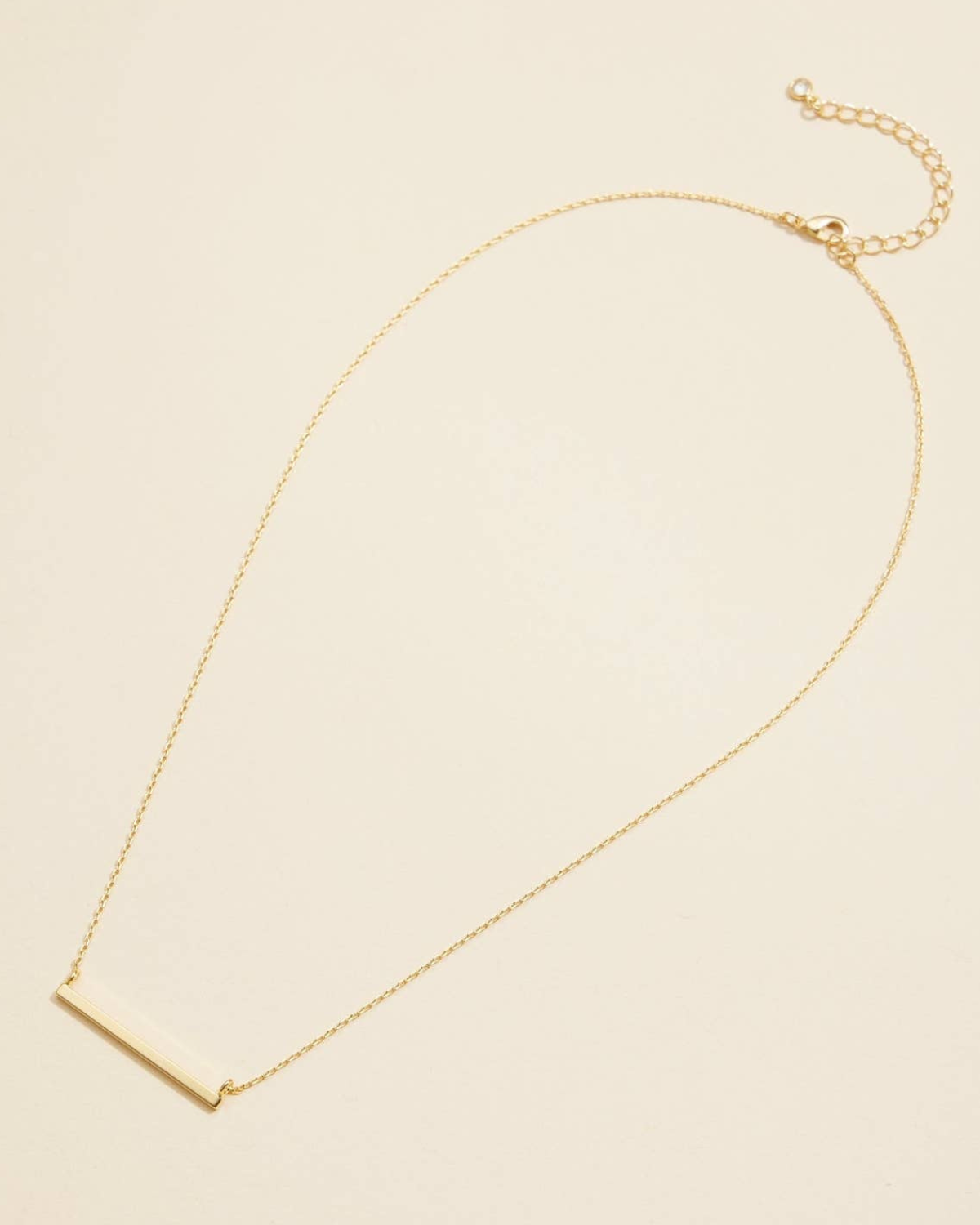Frem 18K Gold Dipped Bar Necklace (More Options Available) - 4DN18011