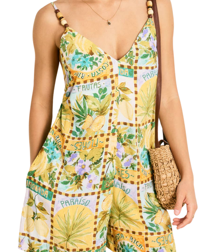 Dress Forum Isla Palma Tie Back Detail Romper - Fr12529-P1978