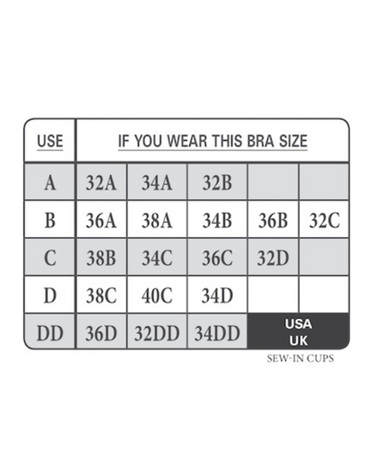 Braza Sew In Cups - C Cup - 26010