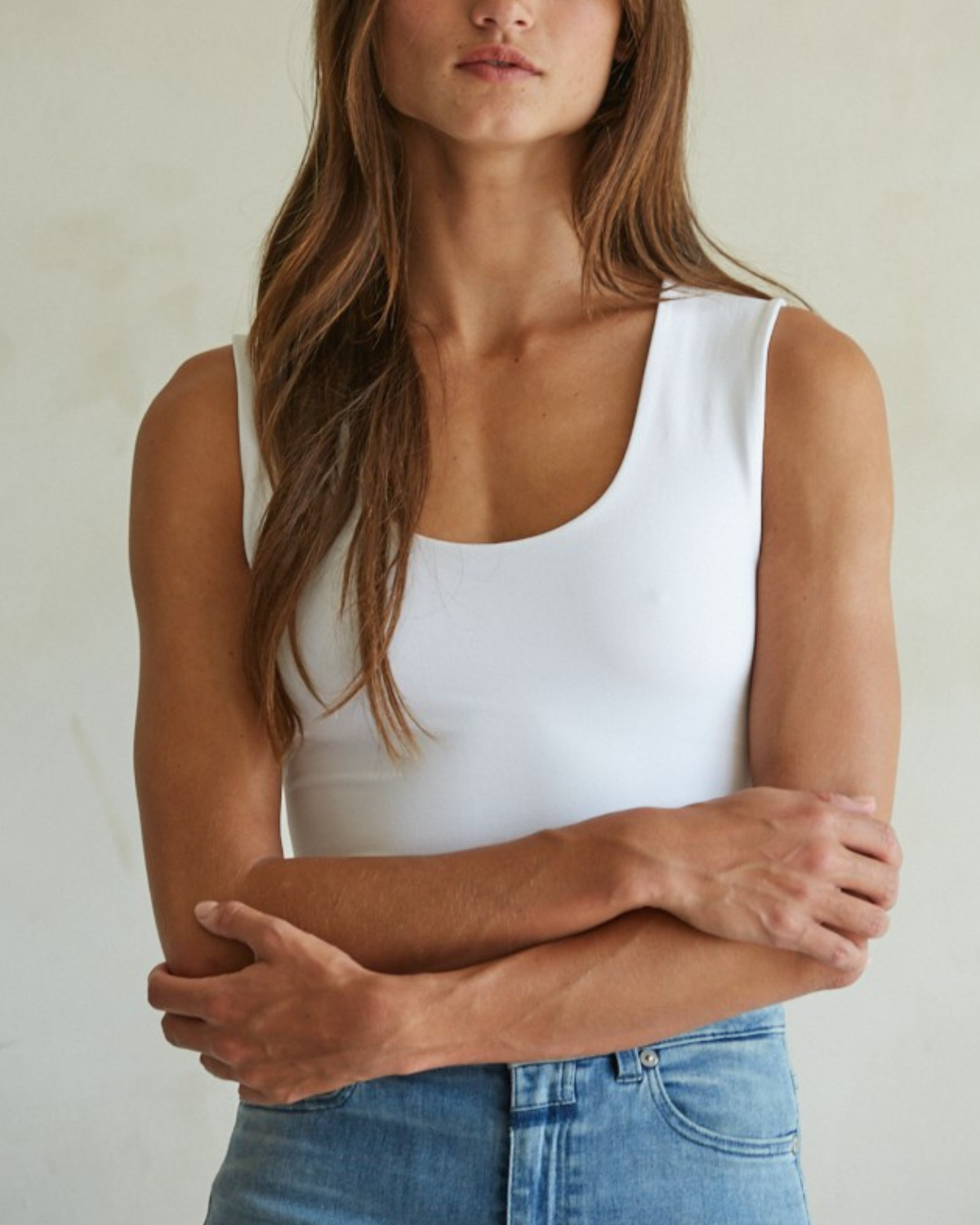 By Together Double Layered Full Length Tank (More Colors Available) - S1187N