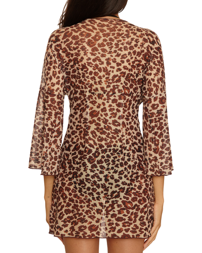 Becca by Rebecca Virtue Safari Mesh Tunic Cover Up - 1939671