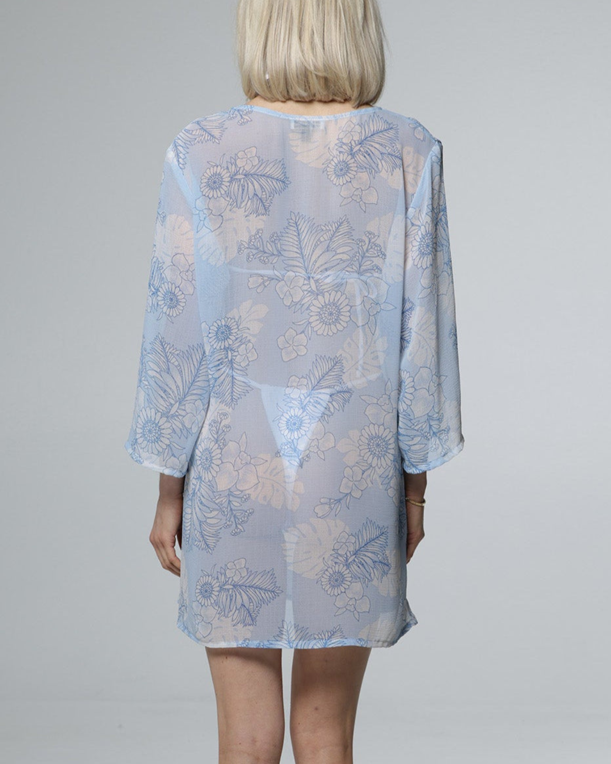 J Valdi Waikiki Lace Neck Tunic - J28136