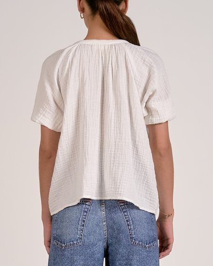 Elan Button Front Blouse - DGC11641