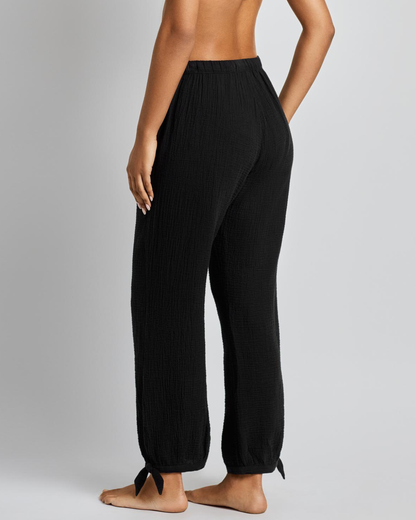 Lauren Ralph Lauren Beachwear Cotton Gauze Drawcord Pant Cover Up (More Colors Available) - 20417190