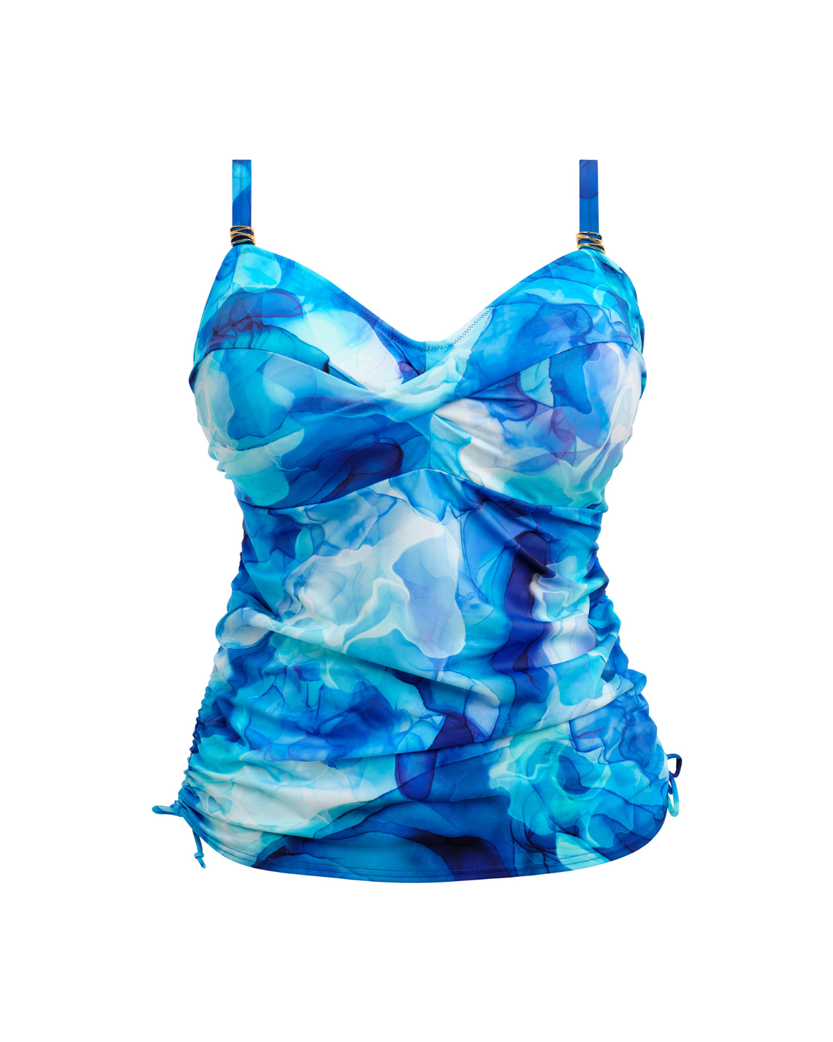 2025 Fantasie Swimwear Saunton Sands Twist Front Tankini Top - Fs506054