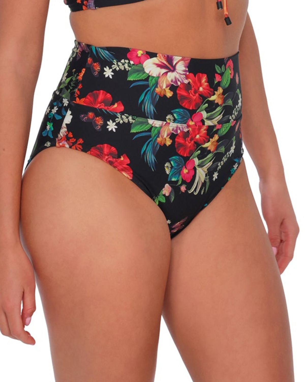 Sunsets Fleur Noire Hannah High Waist Fold Over Bottom - 33B