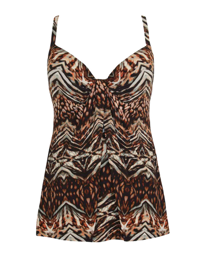 2025 Miraclesuit Tribal Tigress Gala Tankini Top - 6552281