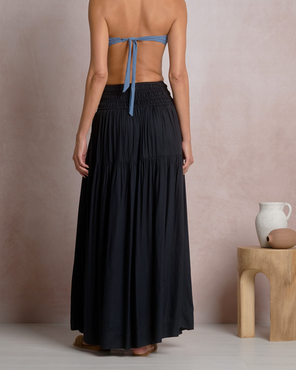 Elan Flowy Maxi Skirt (More Colors Available) - RY4154