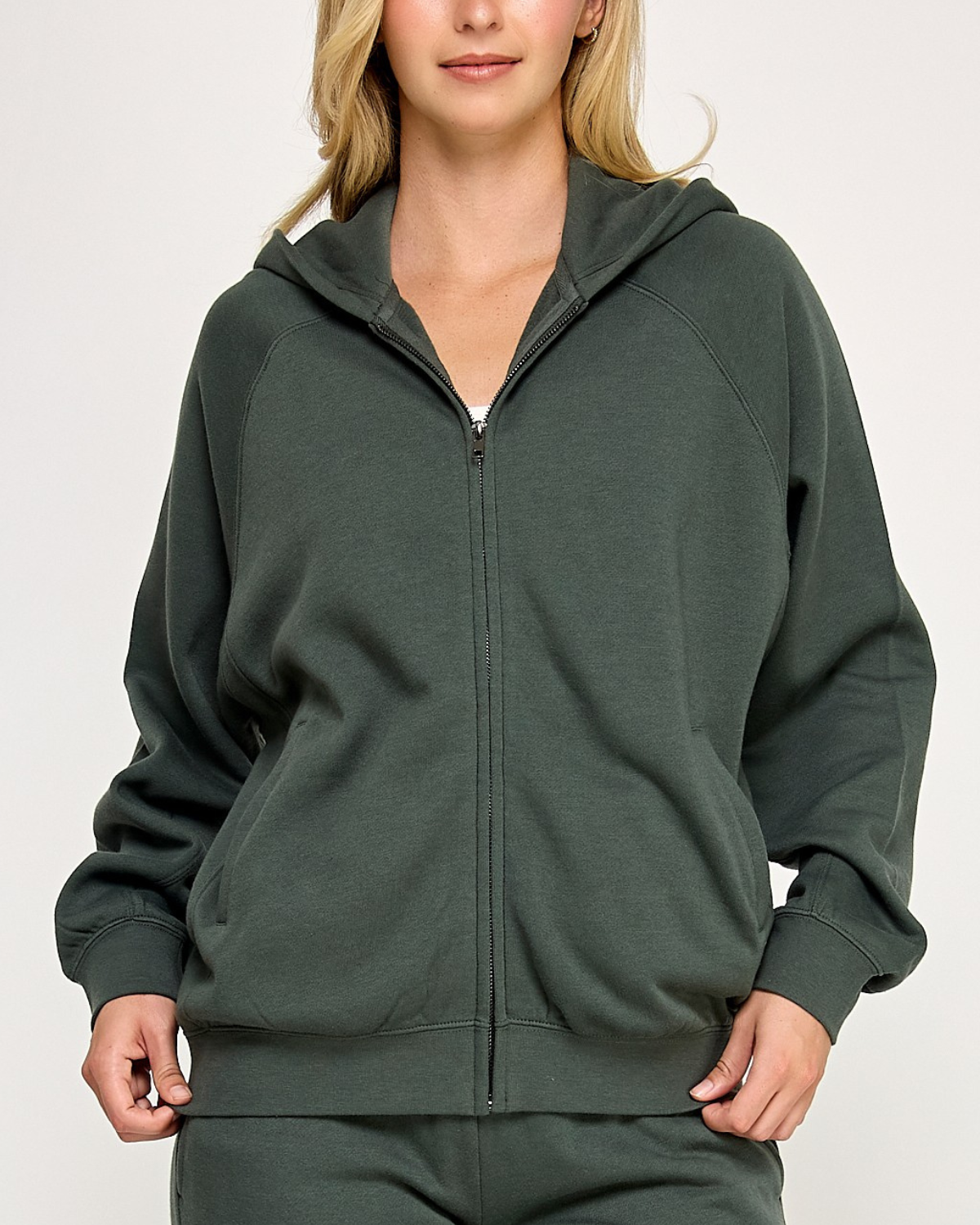 Reflex Basic Fleece Zip Up Hoodie (More colors available) - JK482