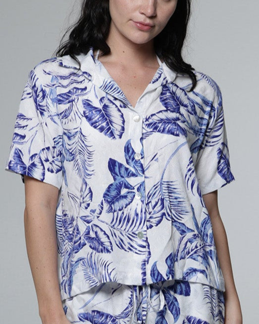J Valdi Del Cabo Short Sleeve Button Down Shirt - J19836