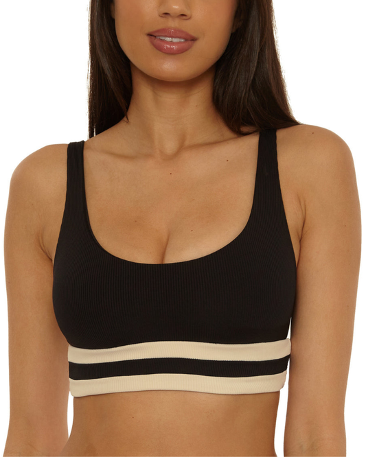 Becca by Rebecca Virtue Coast Line Rory Bralette Sport Bikini Top - 443267