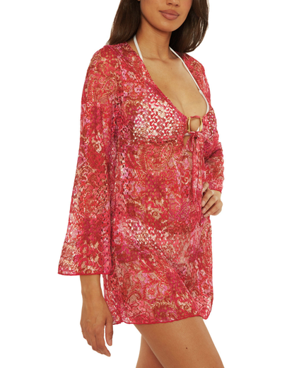 Becca by Rebecca Virtue Bali Tunic Cover Up - 3560671
