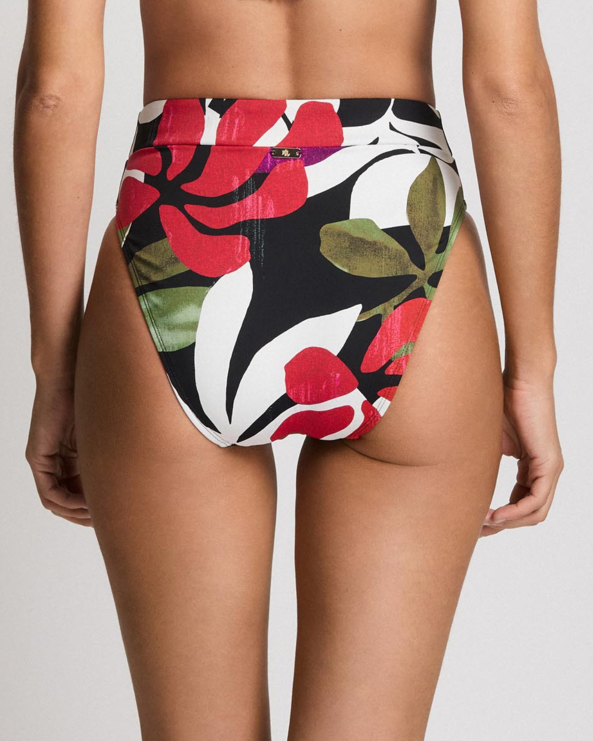 Lauren Ralph Lauren Modern Jungle Floral Banded High Waist Bottom - 20637254