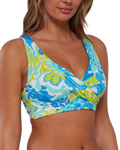 2025 Sunsets Sandbar Rib Ocean Muse Elsie D+ Underwire Bikini Top - 523