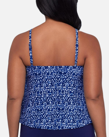 Trimshaper Sumatran Scrolls Rachel Tankini Top - 6551025