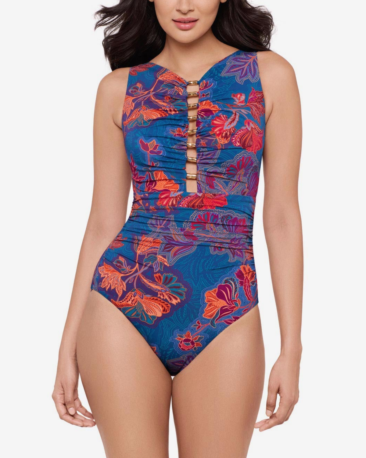 Miraclesuit Decoupage Swizzle One Piece - 6566397