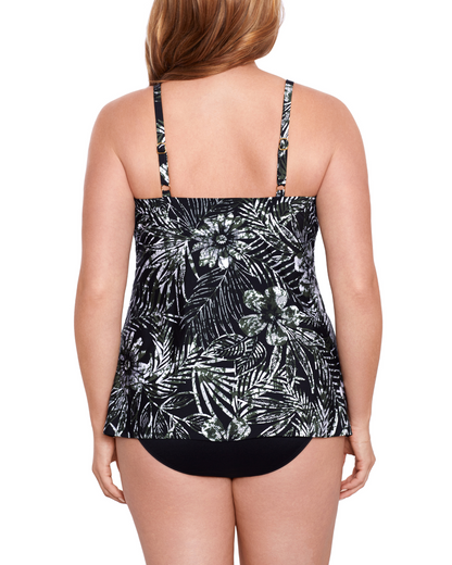 2025 Miraclesuit Women's Plus Zahara Love Knot Underwire Tankini Top - 6561647W