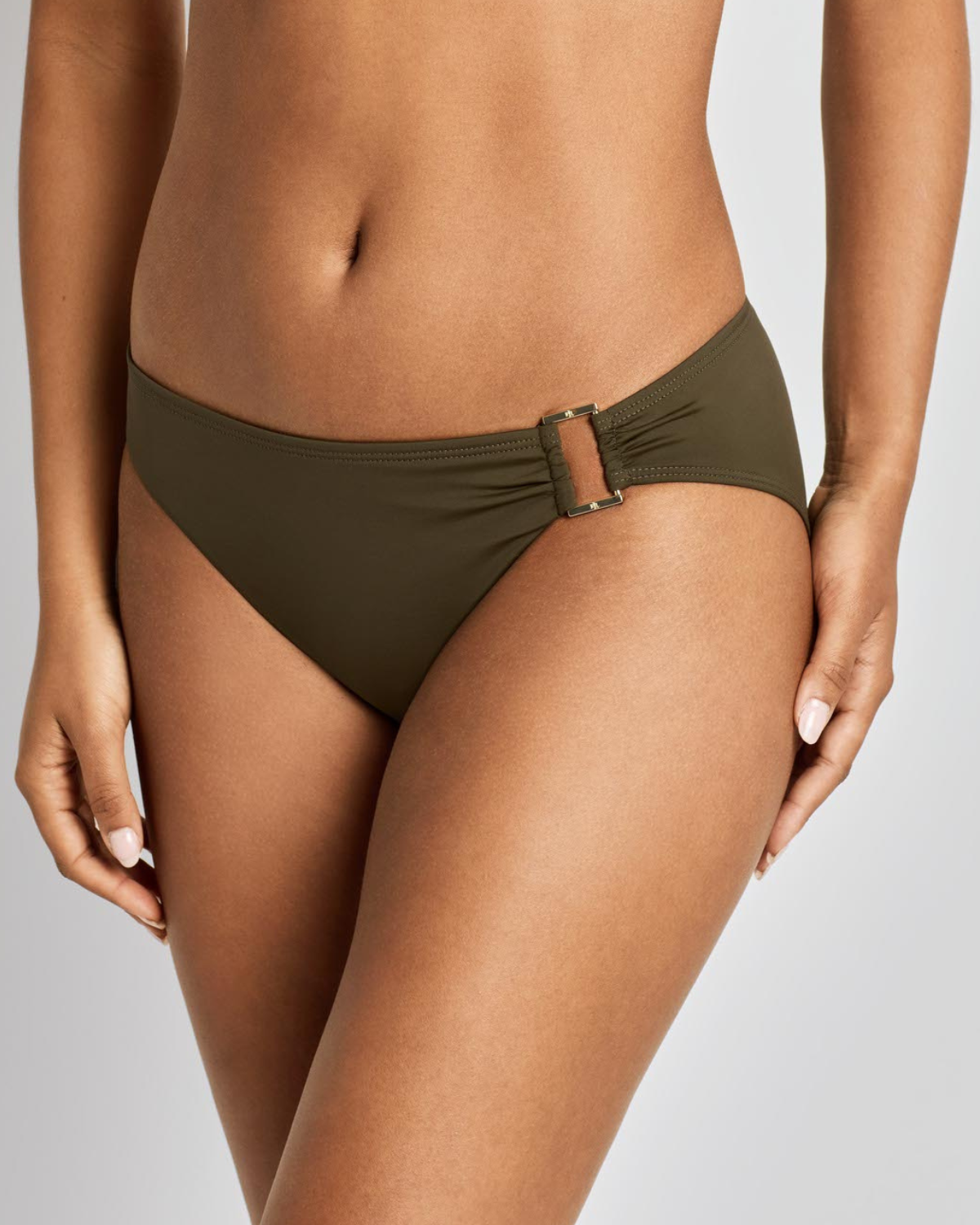 Lauren Ralph Lauren Beach Club Solids Ring Hipster Bikini Bottom (More Colors Available) - 20601051
