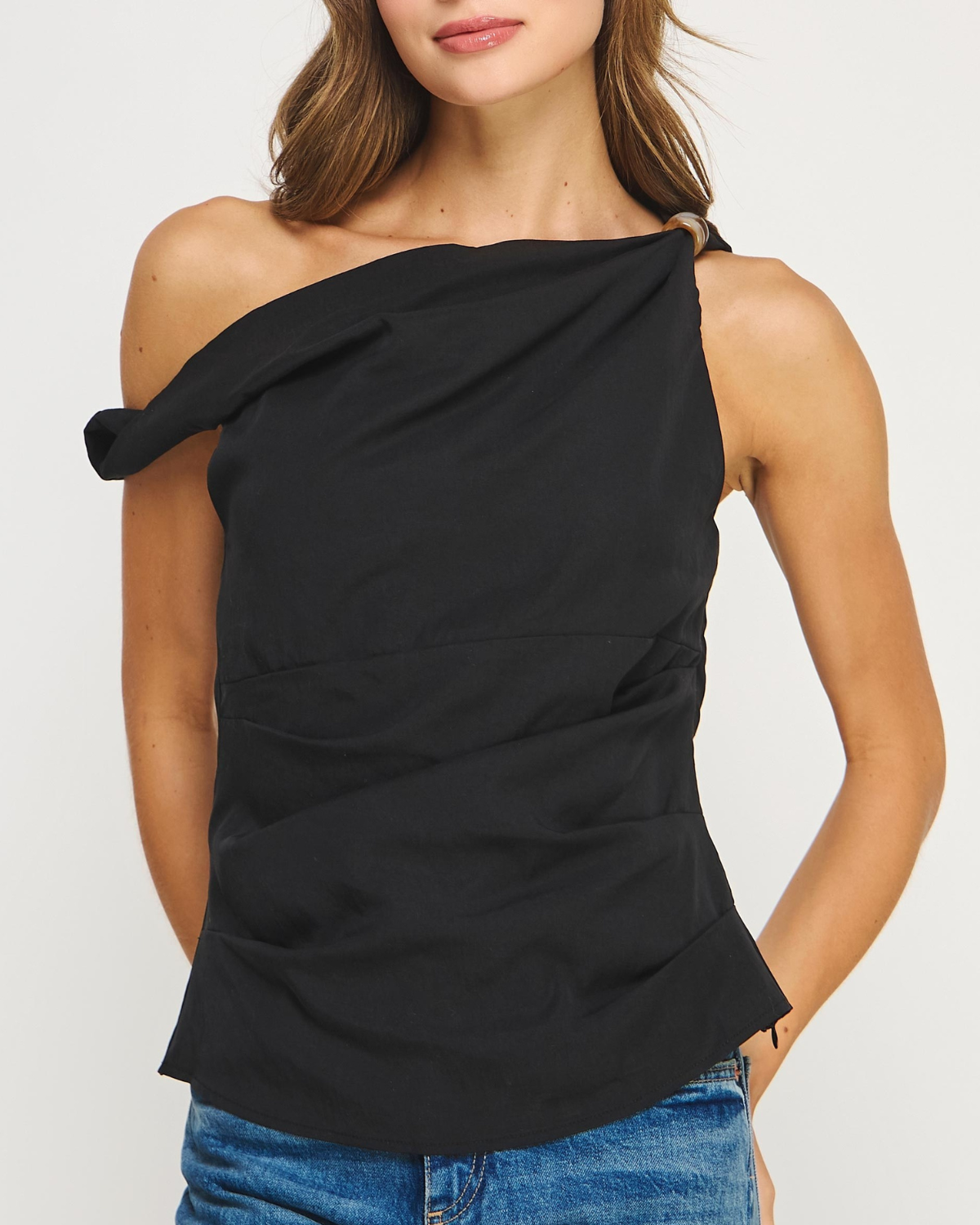 Strut & Bolt Asymmetric Twisted Bead Top - T-50611