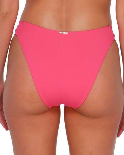 Sunsets Posy Pink Crepe Dora Double Tab Bottom - 205B