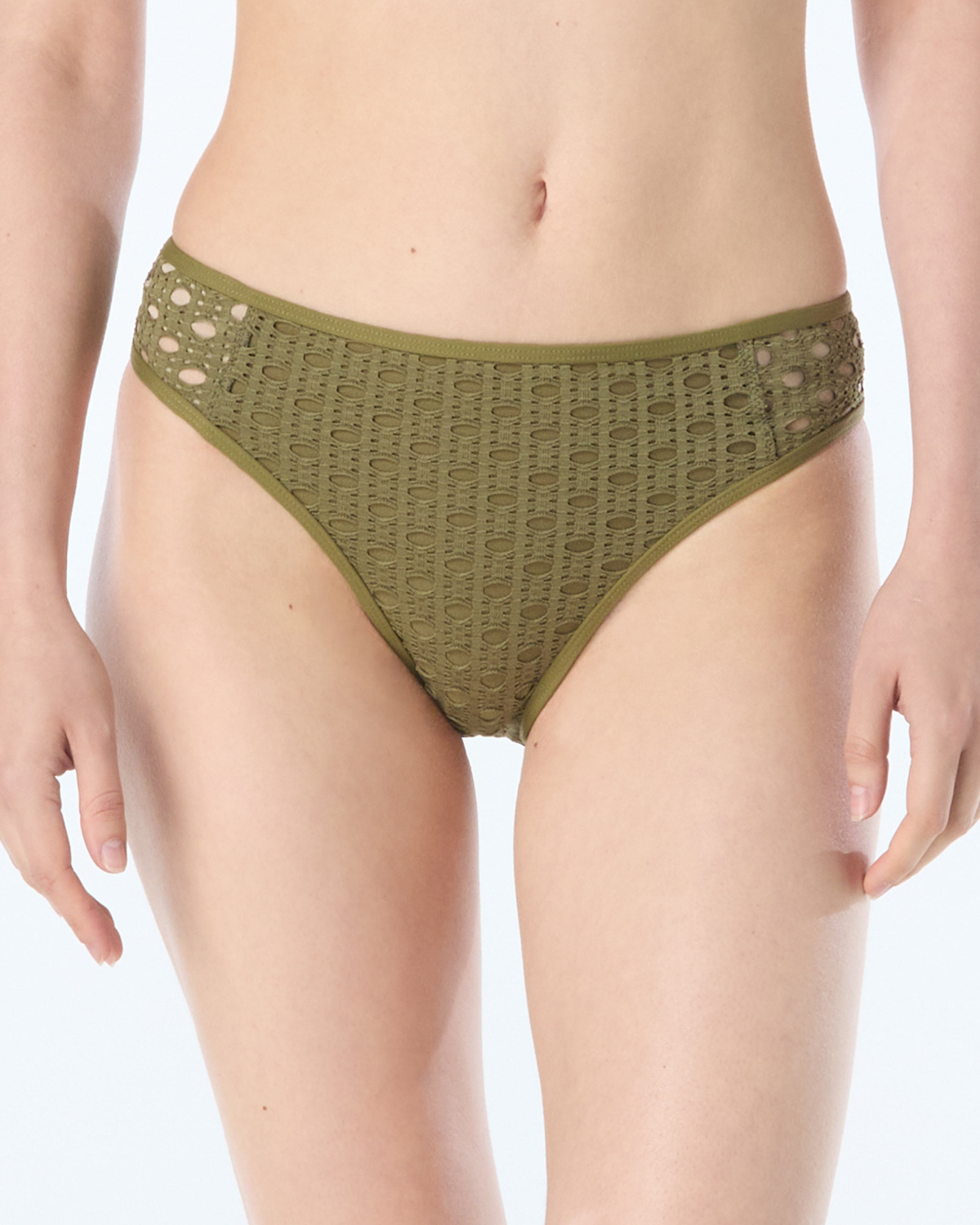 2025 Carmen Marc Valvo Living Paradise Crochet Bikini Bottom - C21967