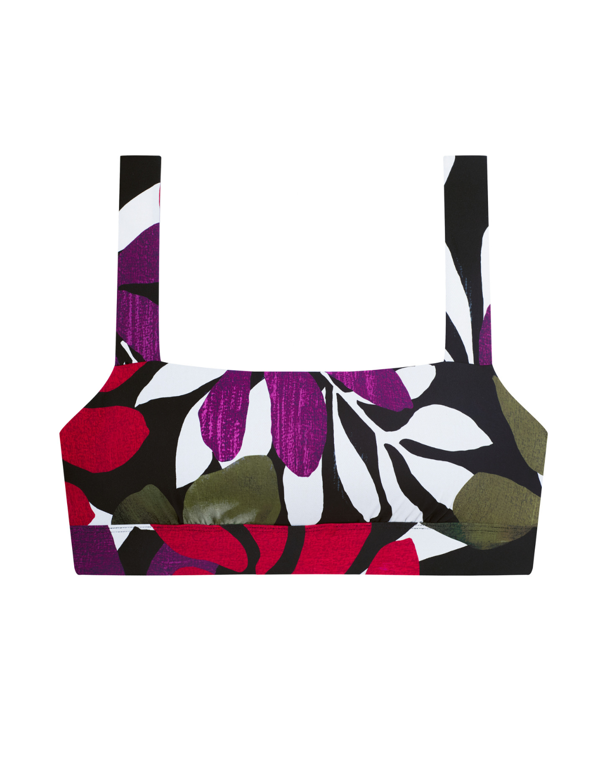 Lauren Ralph Lauren Modern Jungle Floral Wide Strap Bikini Top - 20637048