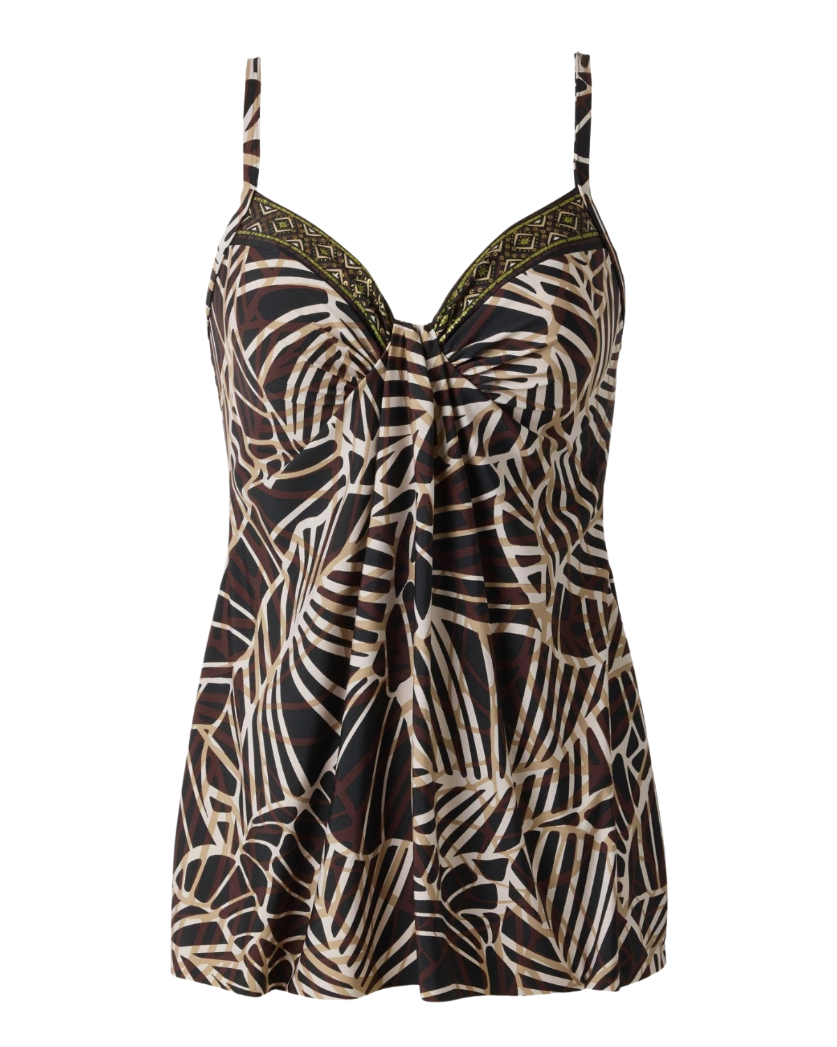 Miraclesuit Let's Be Fronds Marina Tankini Top - 6566425