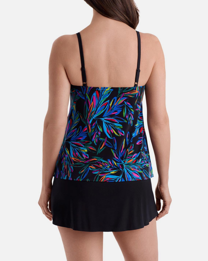 Longitude Long Torso Ruffle Faux Skirtini (More Colors Available) - L260347