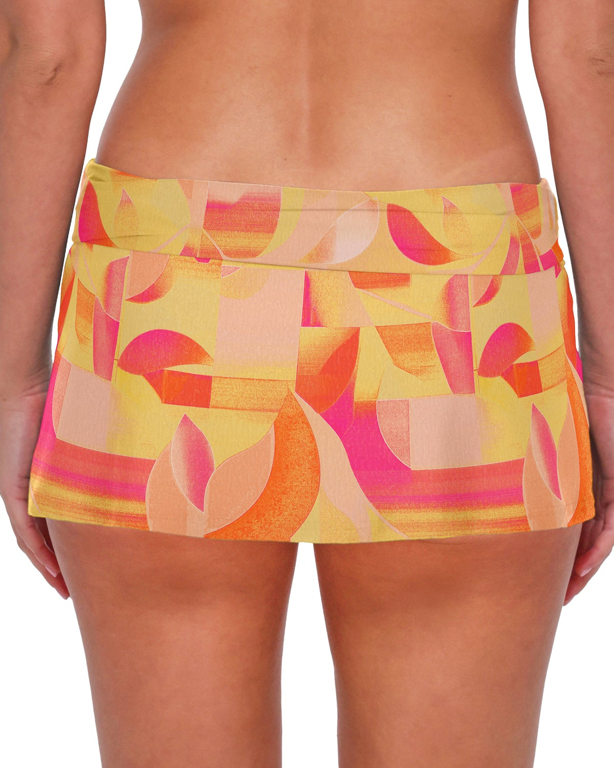Sunsets Dreamsicle Crepe Allison Swim Skirt - 428B