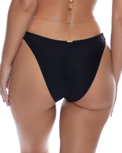 2025 Luli Fama Sail On Braided Moderate Bikini Bottom - L805i17