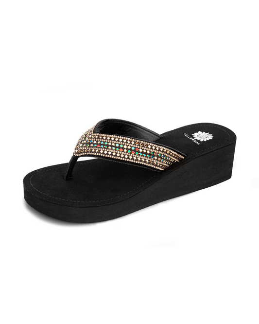 Yellow Box Terrah Wedge Sandal