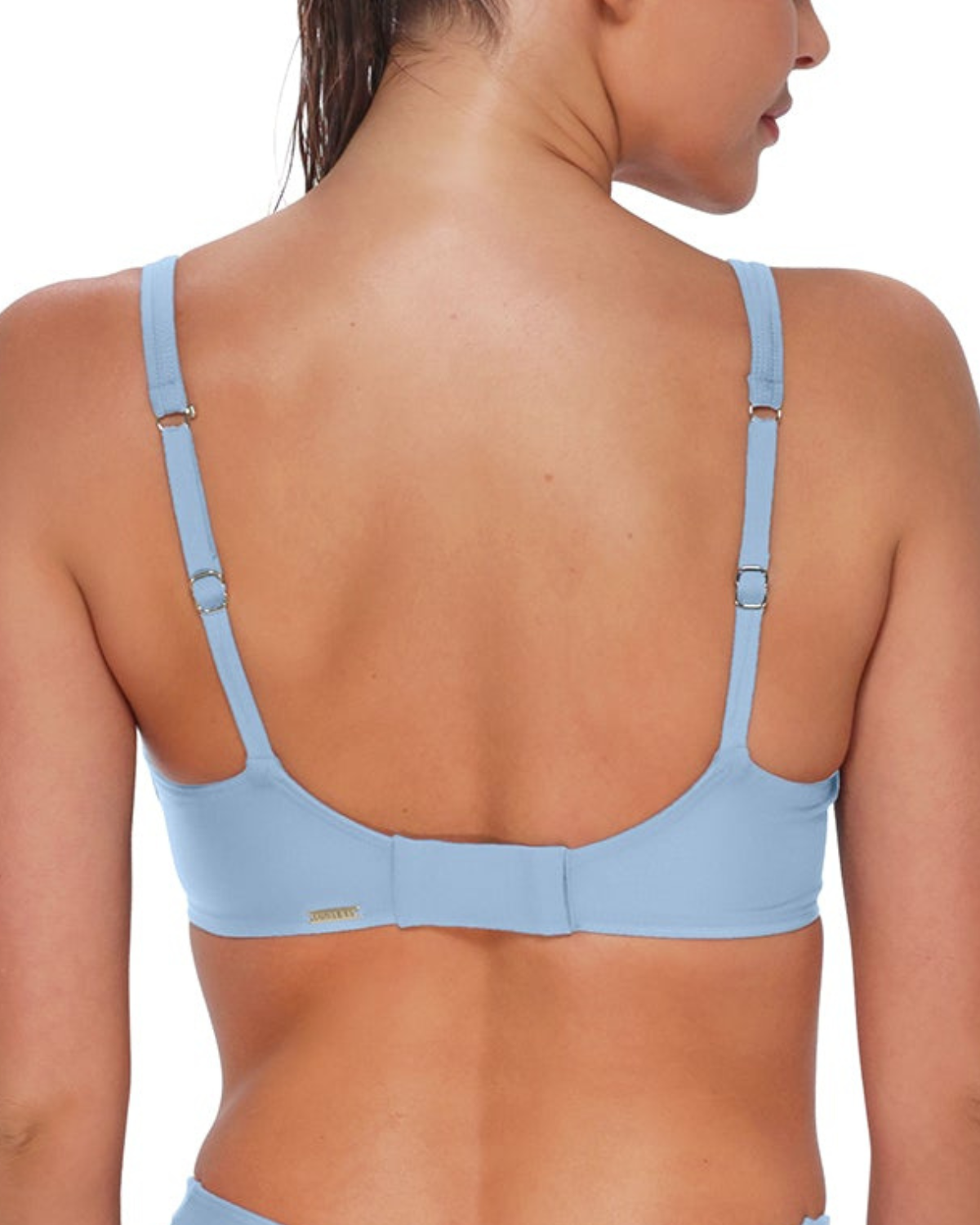 Sunsets Solids Blue Whisper Ally Underwire D+ Bikini Top - 572