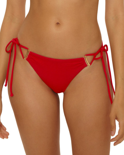 Becca by Rebecca Virtue Riviera Demi Tie Side Bikini Bottom - 294467