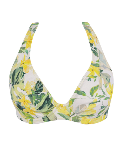 Sunsets Isla Soleil Crepe Muse D+ Underwire Halter Top - 51