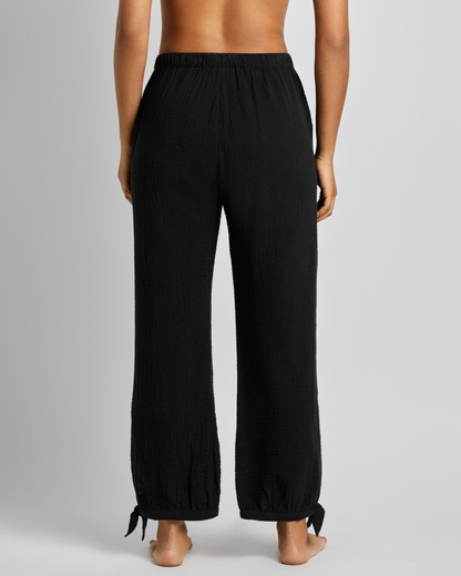 Lauren Ralph Lauren Beachwear Cotton Gauze Drawcord Pant Cover Up (More Colors Available) - 20417190