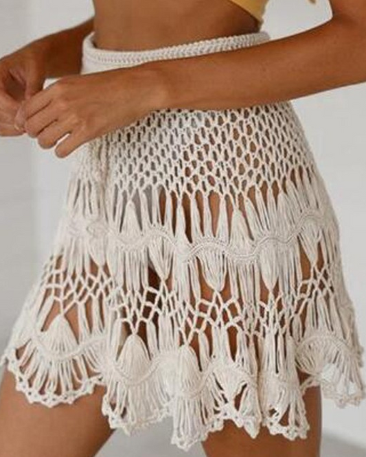2025 Charmo Crochet Cover Up Skirt - Al9741
