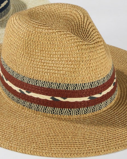 Shiraleah Braided Trim Panama Hat - 30H5086