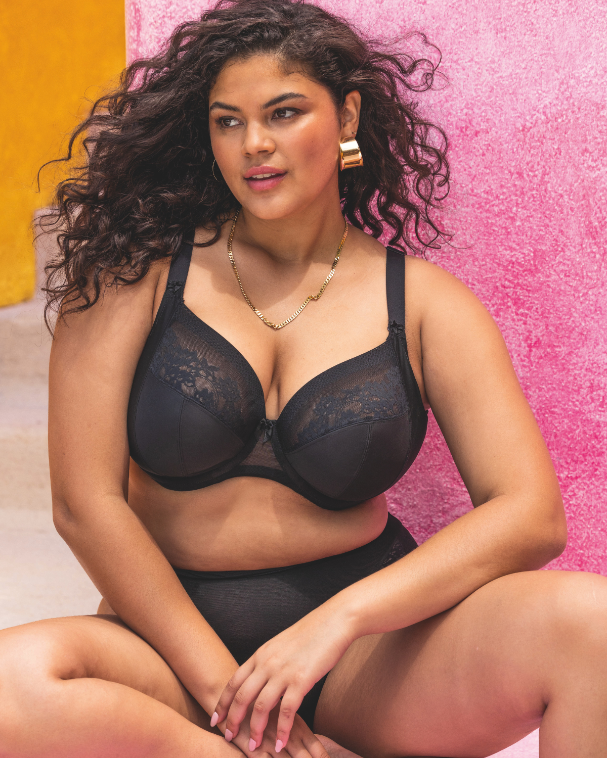 Elomi Nerina Underwire Molded Bra - El302710 - Black