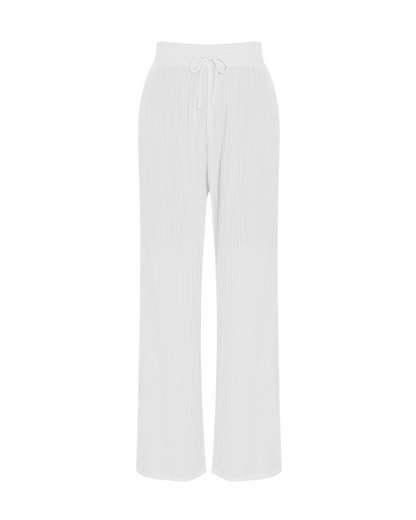2025 Mimi Flamingo White Bliss Gauze Vista Cover Up Pant - 900051135