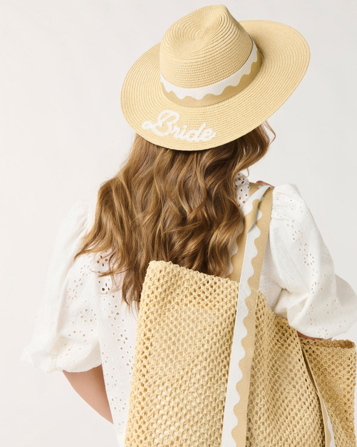 Shiraleah Bride Hat and Tote Set - 01-02-156