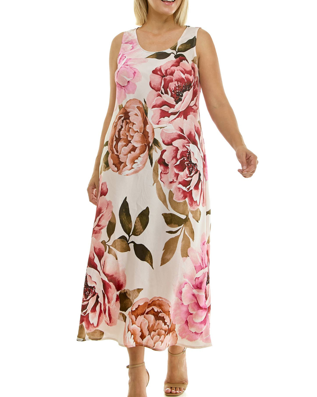 Winslow Plus Size Print Harmony Satin Maxi Dress - G117911b97X