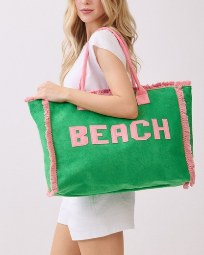 Fame Beach Fringe Tote Bag (More Colors Available) - MB0330